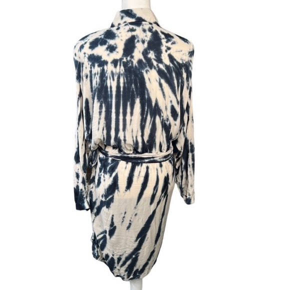 YOUNG FABULOUS AND BROKE TIEDYE WRAP DRESS SIZE MEDIUM - Picture 3 of 4